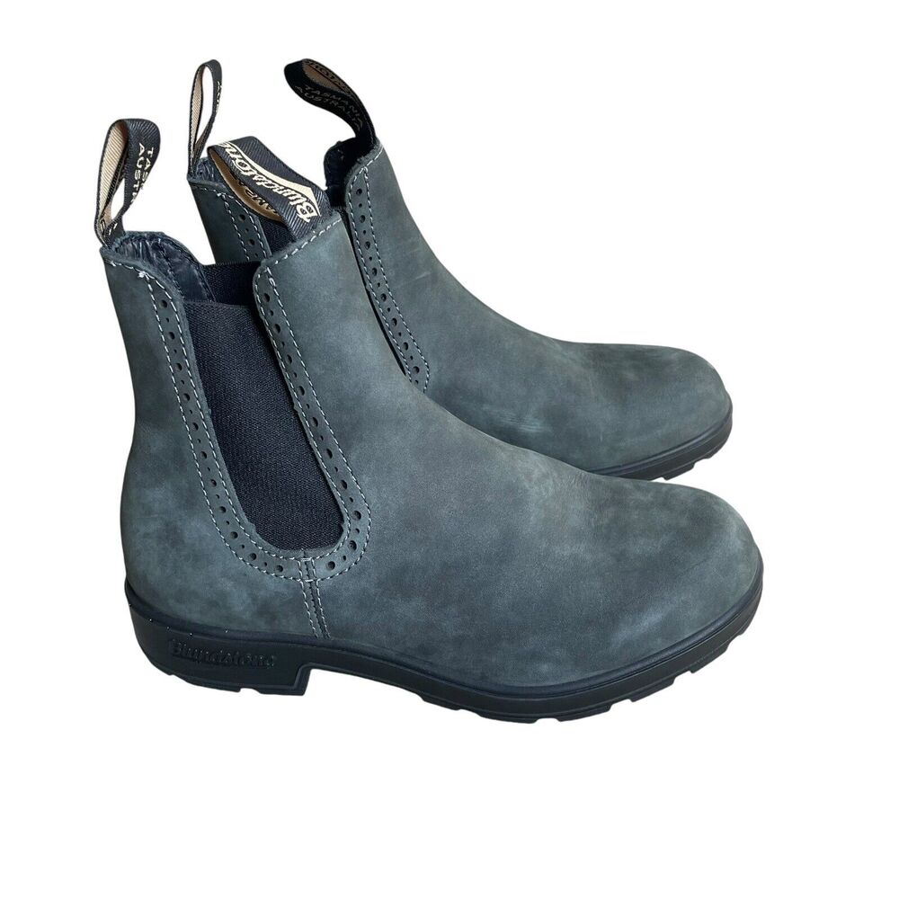 Blundstone Womens 1630 High-Top Chelsea Boot Rustic Black Size 7.5 US Excellent
